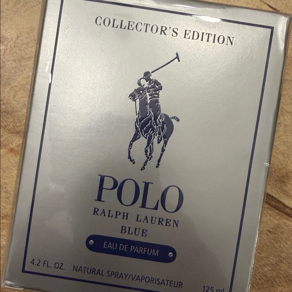 Polo by Ralph Lauren Blue Eau de Parfum - White and Navy Blue Packaging